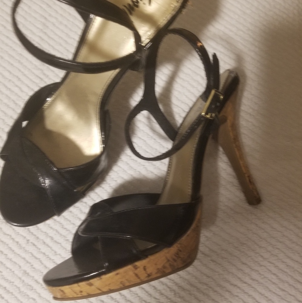 Black used heels